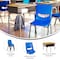 Flash Furniture HERCULES Student Desk w/Open Front Metal Book Box, Maple Desktop, Silver Frame and Navy Stack Chair FD-DESK-GMP-SCH3NB-GG - alternate 7